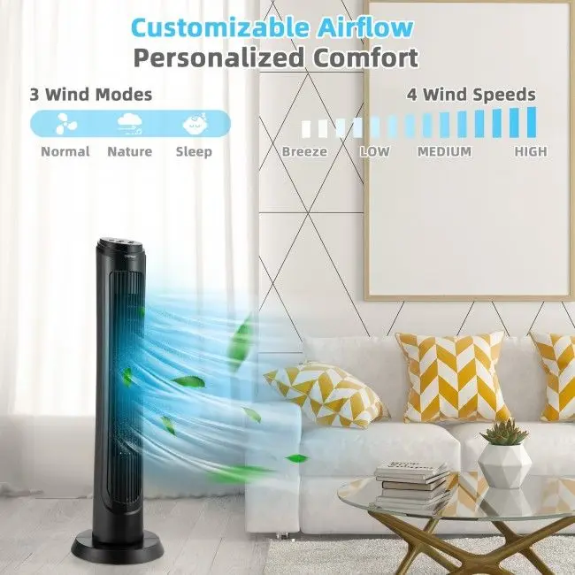 Tower Fan, 40-Inch, D0100HENM77 - detail 12