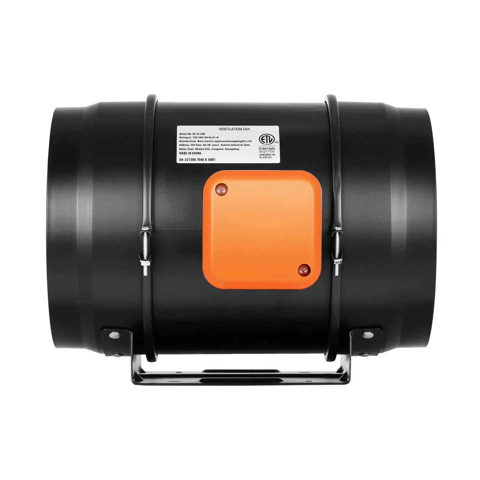 Inline Duct Fan, 750, CFM - detail 8