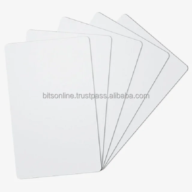 High Quality Printable Cr Sublimation Plastic White Id Business Blank