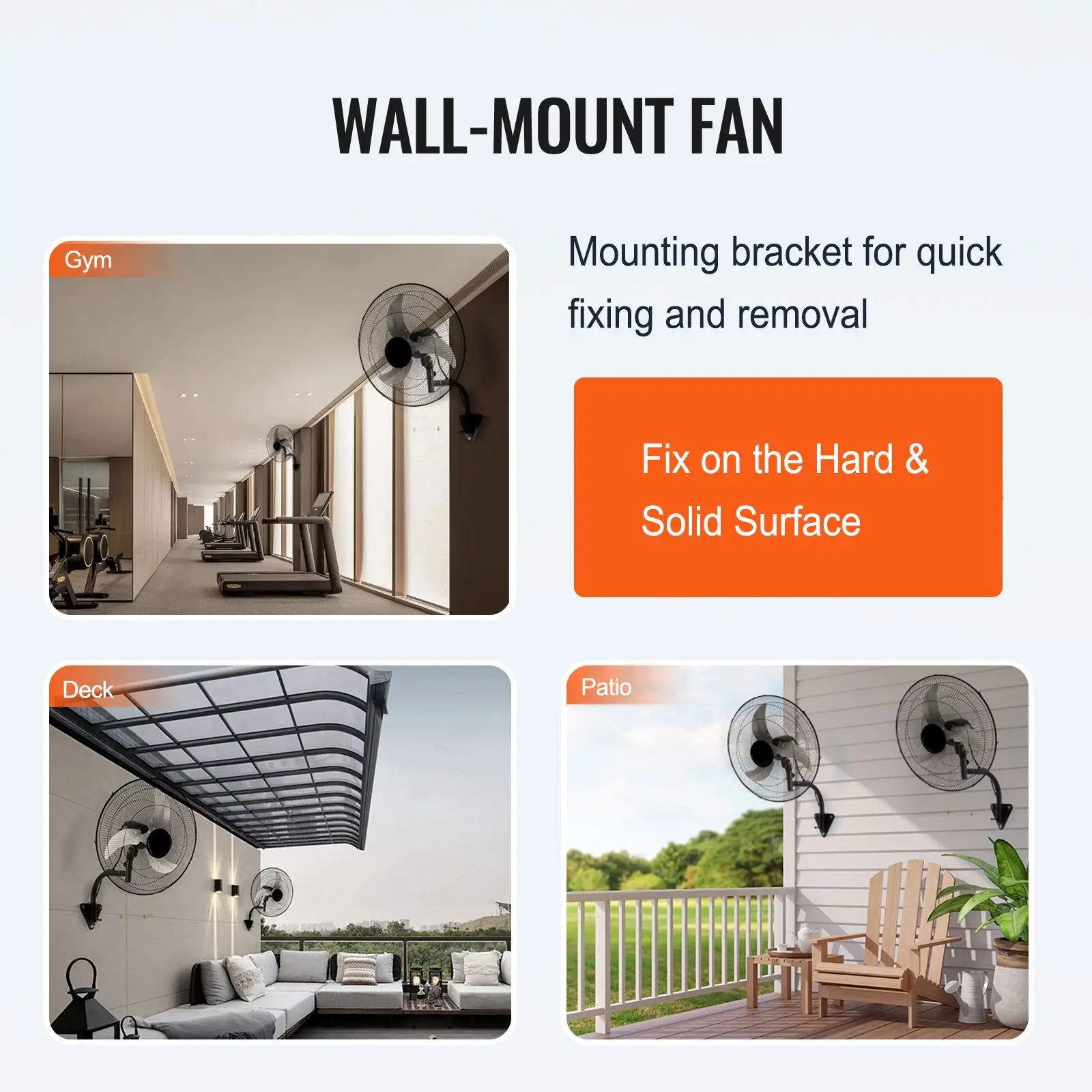 Wall Fan, 3-Speed, 4000, CFM - detail 10