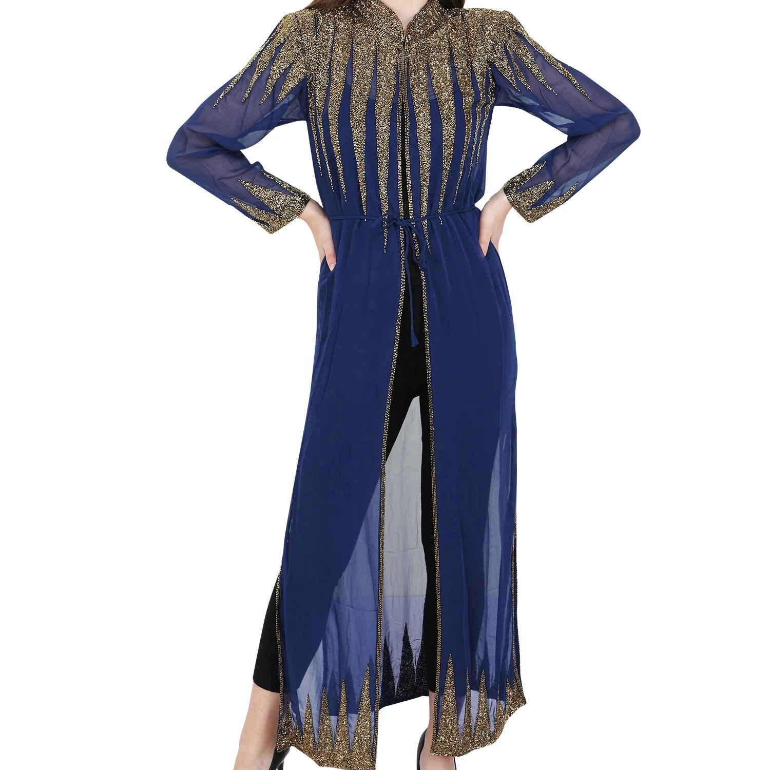 EXCLUSIVE FARASHA FANCY JILBAB ARABIAN FANCY WOMEN DRESS ABAYA DESIGN 6061