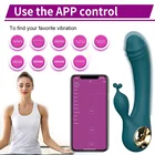 Sex Product Sex Product Smart Rechargable App Controlled Double Rabbit Vibrator