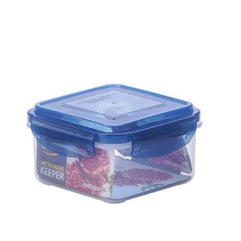 Ezylock Square Plastic 100% Airtight Silicone BPA FREE Food Container With Removeable Compartment
