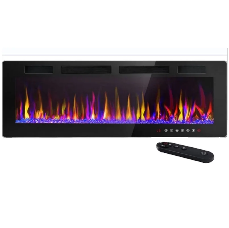 Slim Electric Insert Fireplace, 36"/42"/50"/60"/72", Wall - detail 18