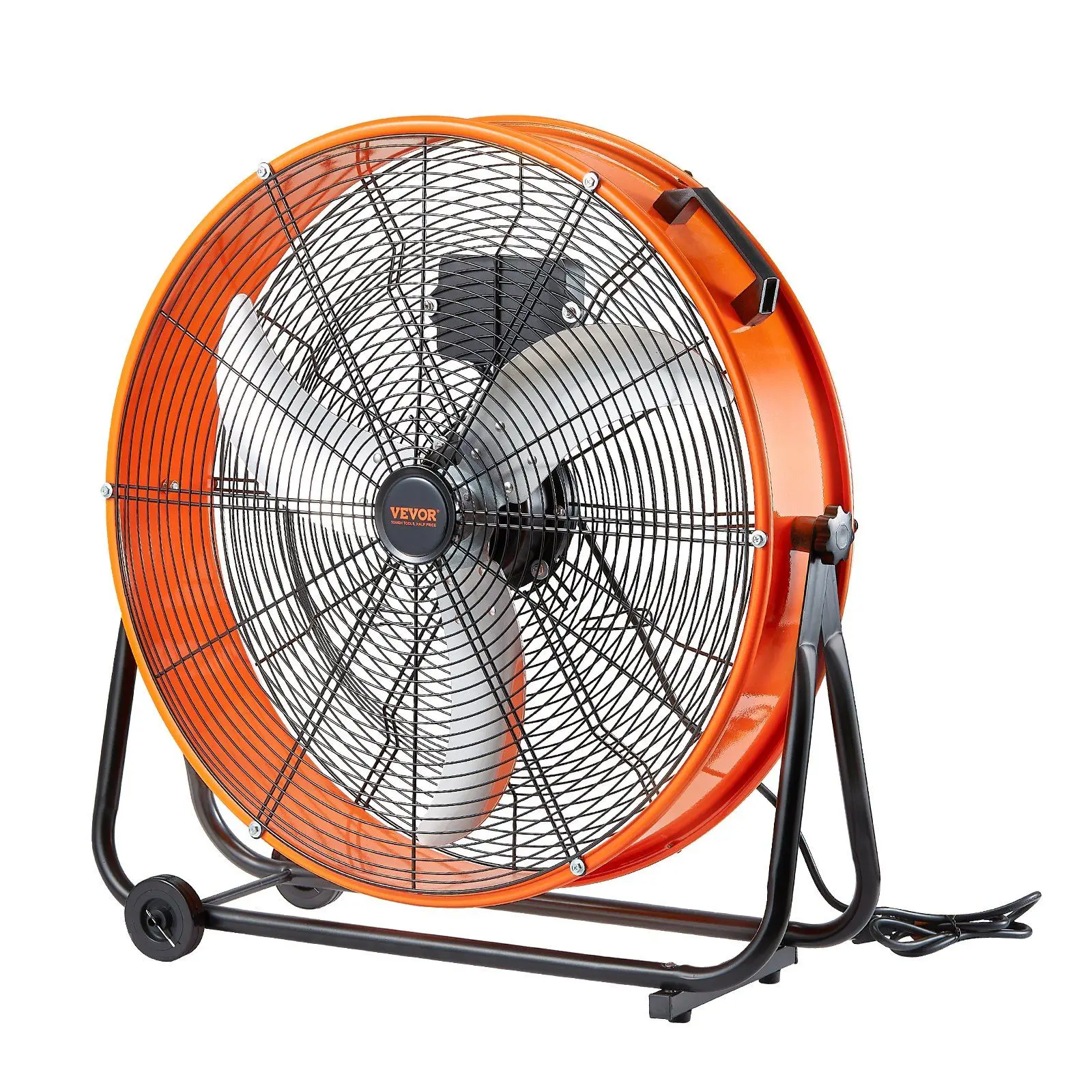 Heavy Duty Drum Fan, 24-Inch, 3-Speed, 8600CFM, 360 - detail 2