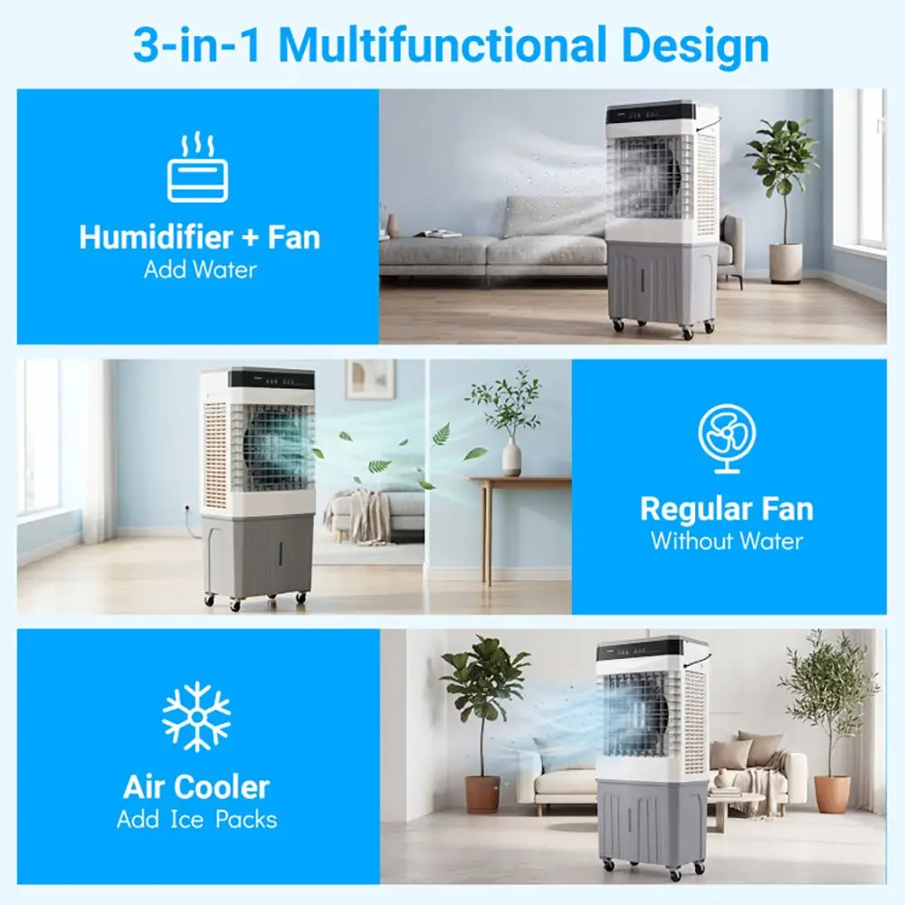 Evaporative Portable Air Cooler, 2100, CFM, 3-in-1 - detail 8
