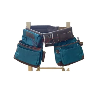 10 Pocket Kids Tool Pouch Bag Belt - Blue