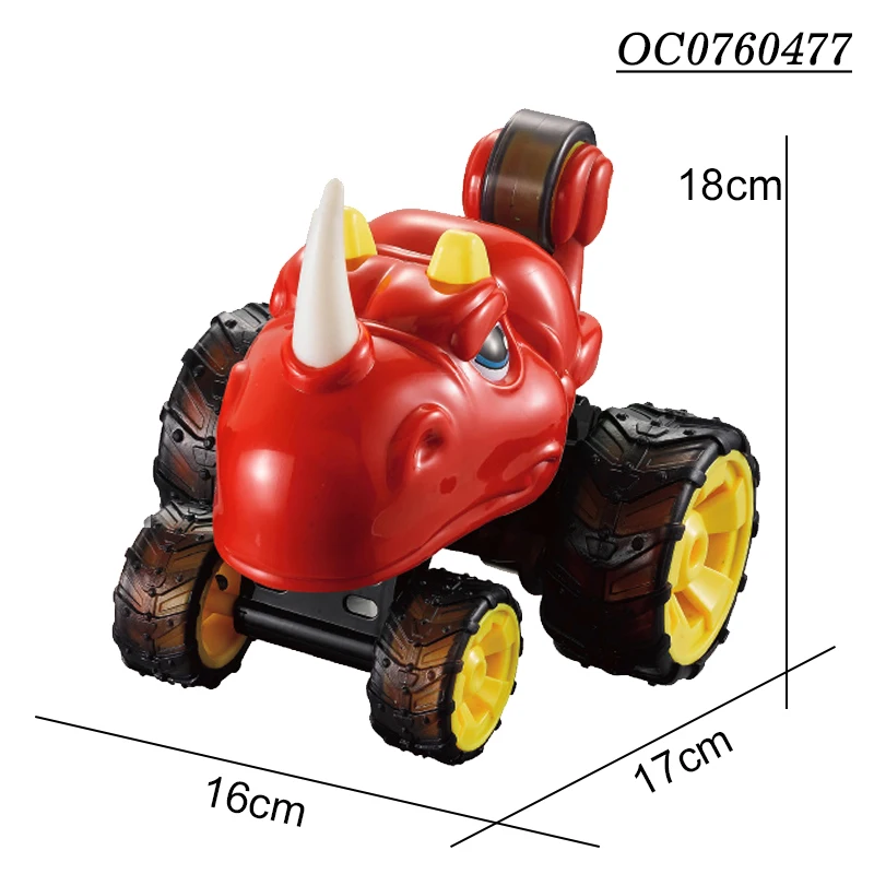 Rhinoceros car wholesale kids electric remote control rc monster stunt car toy
