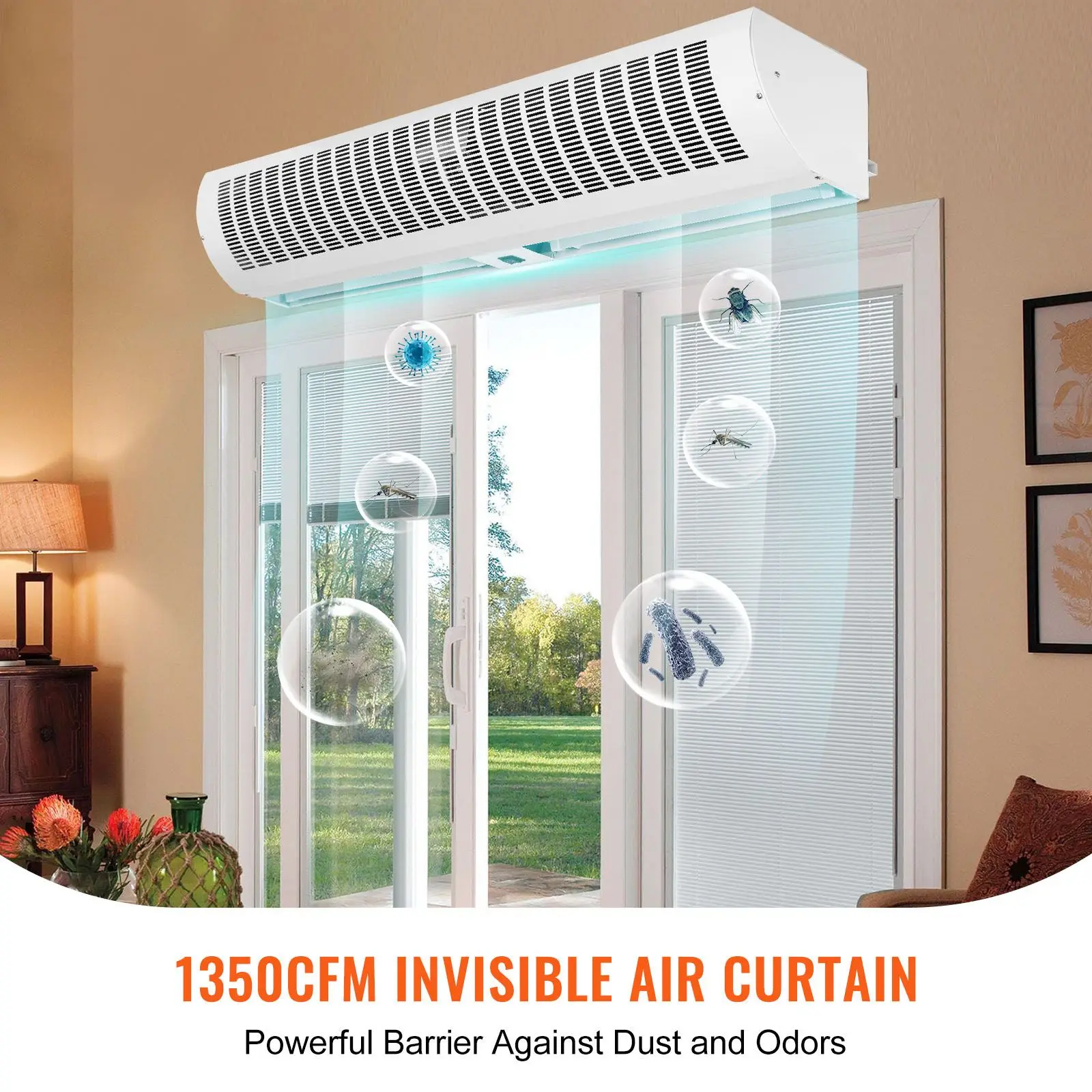 Air Curtain, 1350CFM, Wall - detail 4