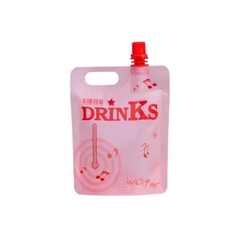 Portable Drink Detergent Juice Liquid Squeeze Packaging Pouch With Nozzle Spouted Bag For Juice Spouted Pouches