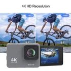 Camera Junnx New 4k Action Camera 60 FPS GPCV4247 AVI HD LCD 2.0 Waterproof Helmet Dual Screen
