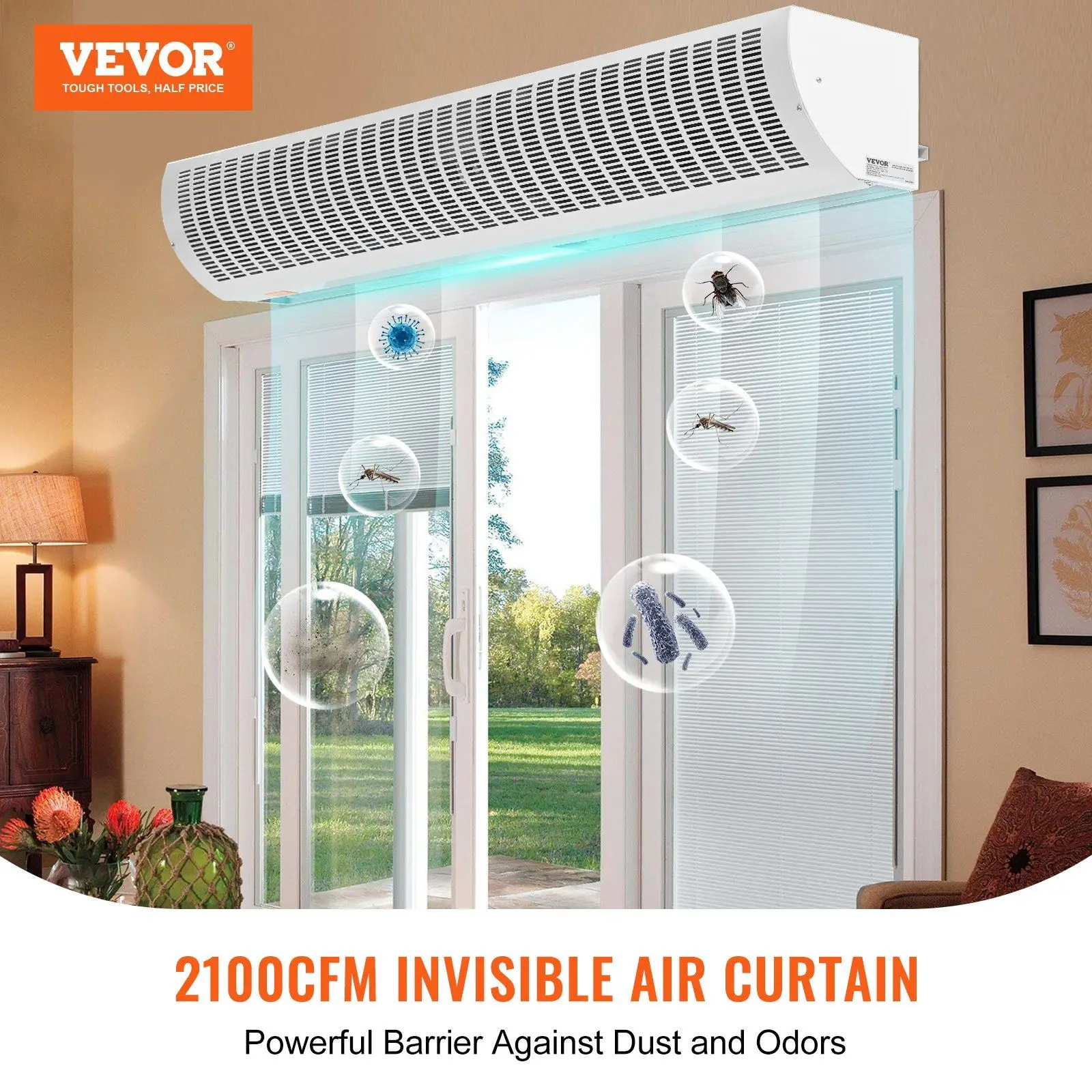 Air Curtain, 60", 2100CFM, Wall - detail 4
