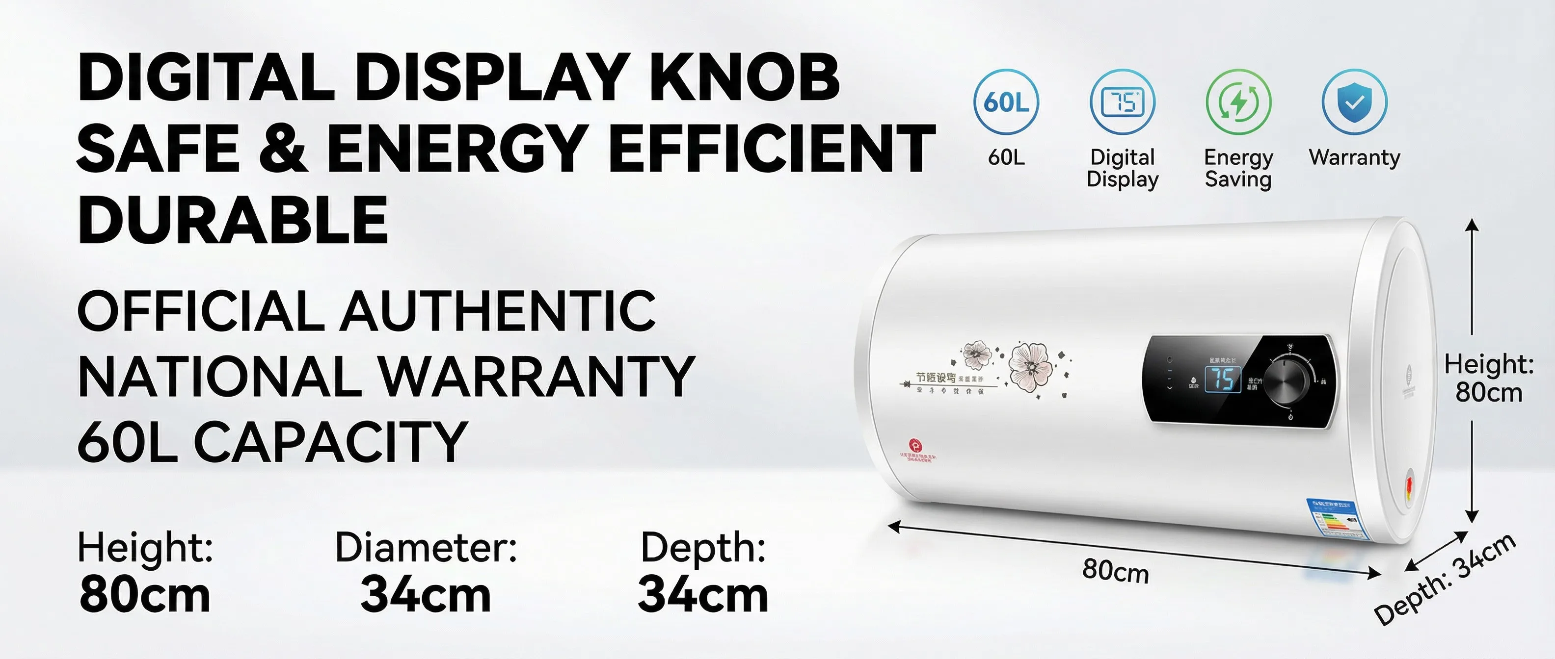 Electric Water Heater, 40L, 2000W - detail 24