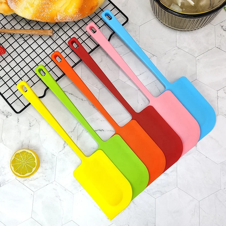 12 inch large size silicone spatula cake cream chocolate baking butter mixer Silicone Scraper Sets cake decorating supplies