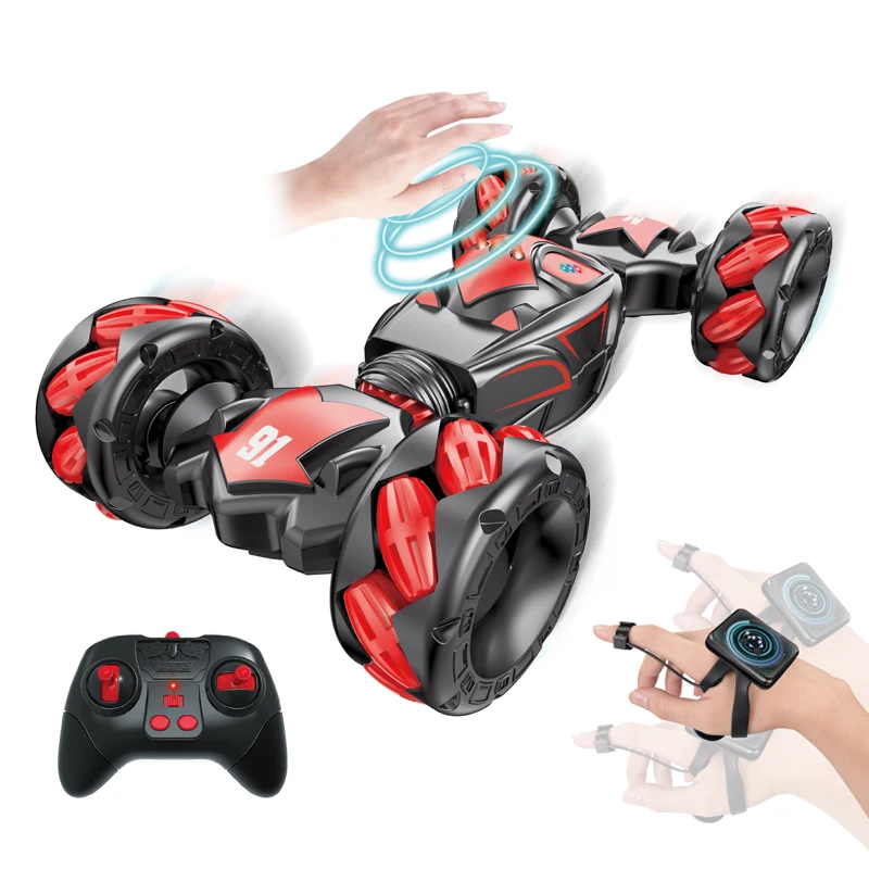 Hot selling new gesture hand sensing twist rc 360 rolling stunt car toy
