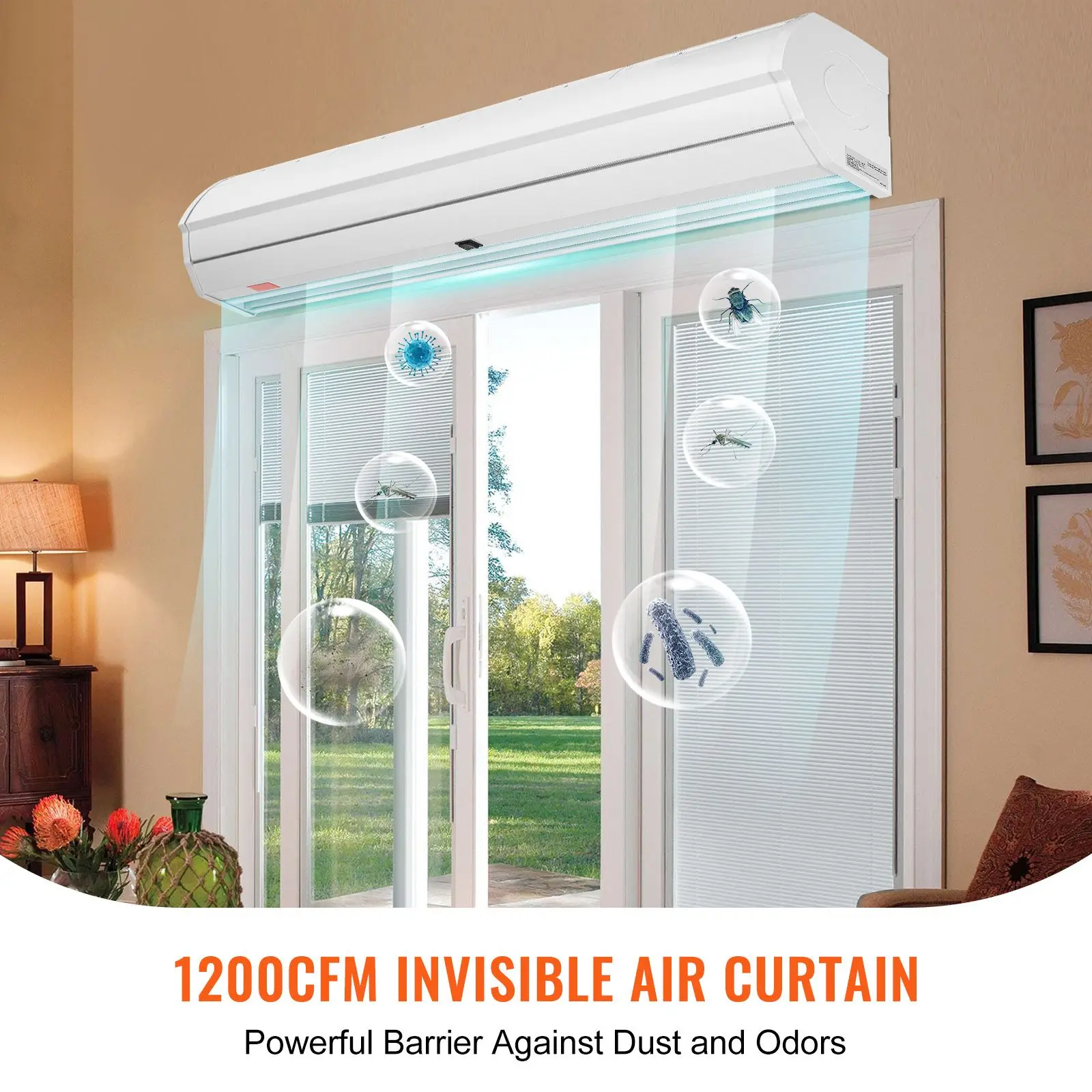 Air Curtain, 48", 1200CFM, Wall - detail 4