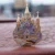 trendy beautiful luxury suit custom design cartoon metal enamel princess castle lapel pin