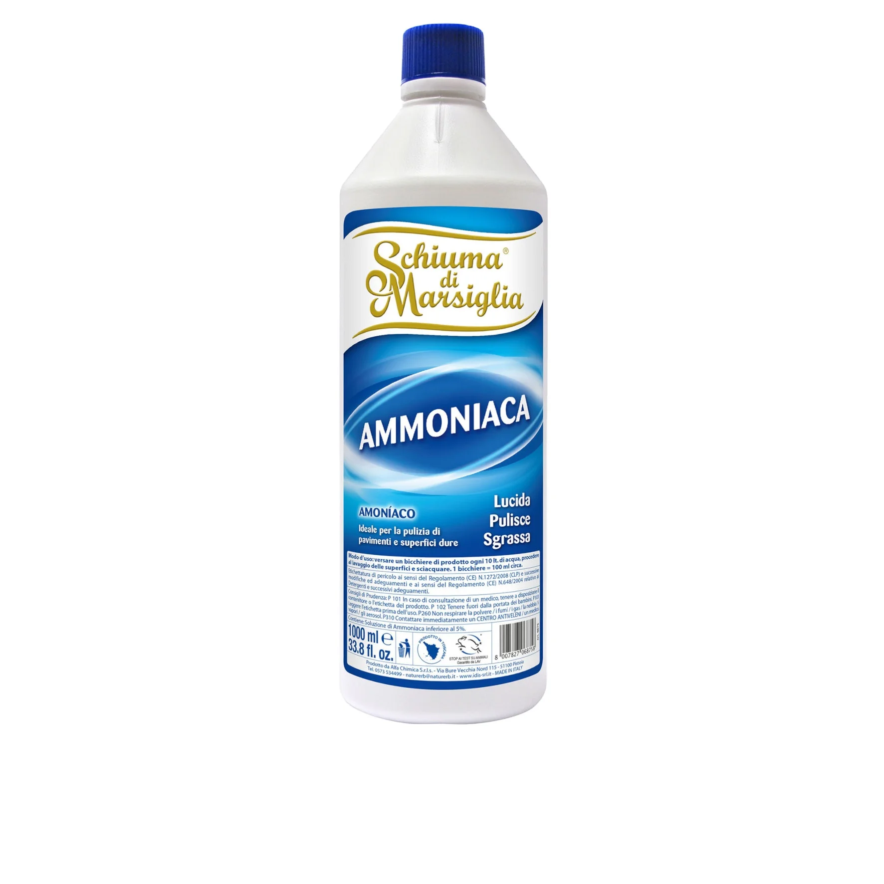 ammonia cleaner label