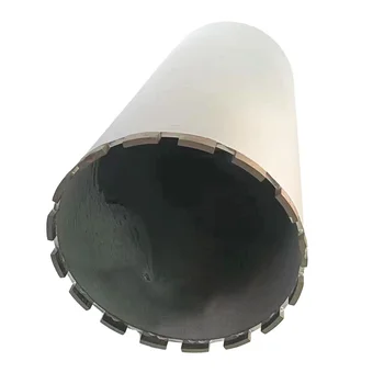 Hot Sale 350mm Steel Diamond Core Drill Bit 1-1/4 Threaded Hole Saw Marble Reinforced Concrete Metals Cutting Welding Process