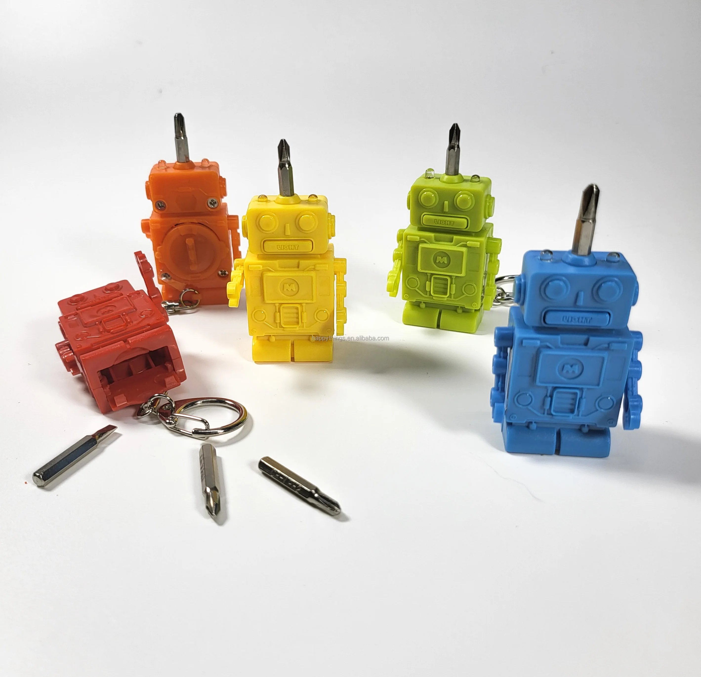 Cute Item Robot Mini Tool Kit Set Abs Plastic Led Keychain Flashlight - Buy Item Robot Led Keychain Flashlight,Mini Tool Kit Set Abs Robot Led Flashlight,Mini Tool Kit Robot Keychain