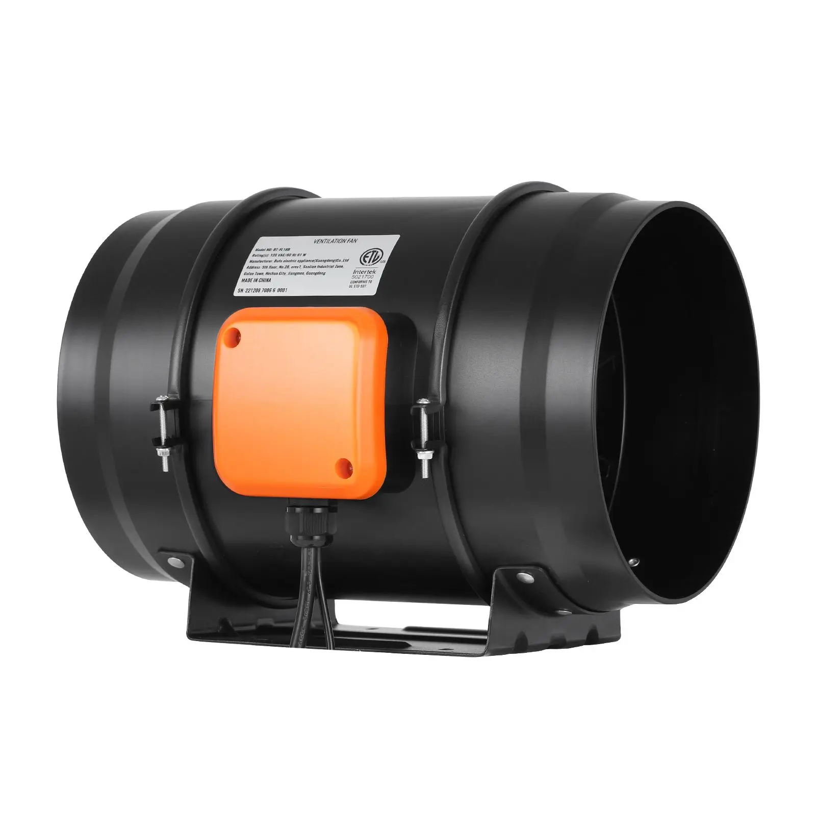 Inline Duct Fan, 8-Inch, 807, CFM, Axial - detail 8