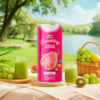 Ml Carbonated Pink Guava Juice Drink No Sugar Added Free Sample