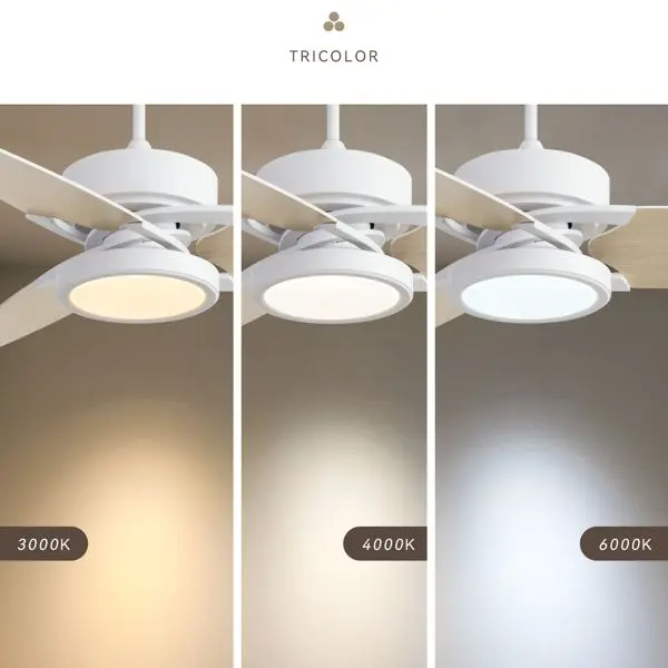 Ceiling Fan, 52-Inch, Plastic, LED, 6-Speed - detail 10