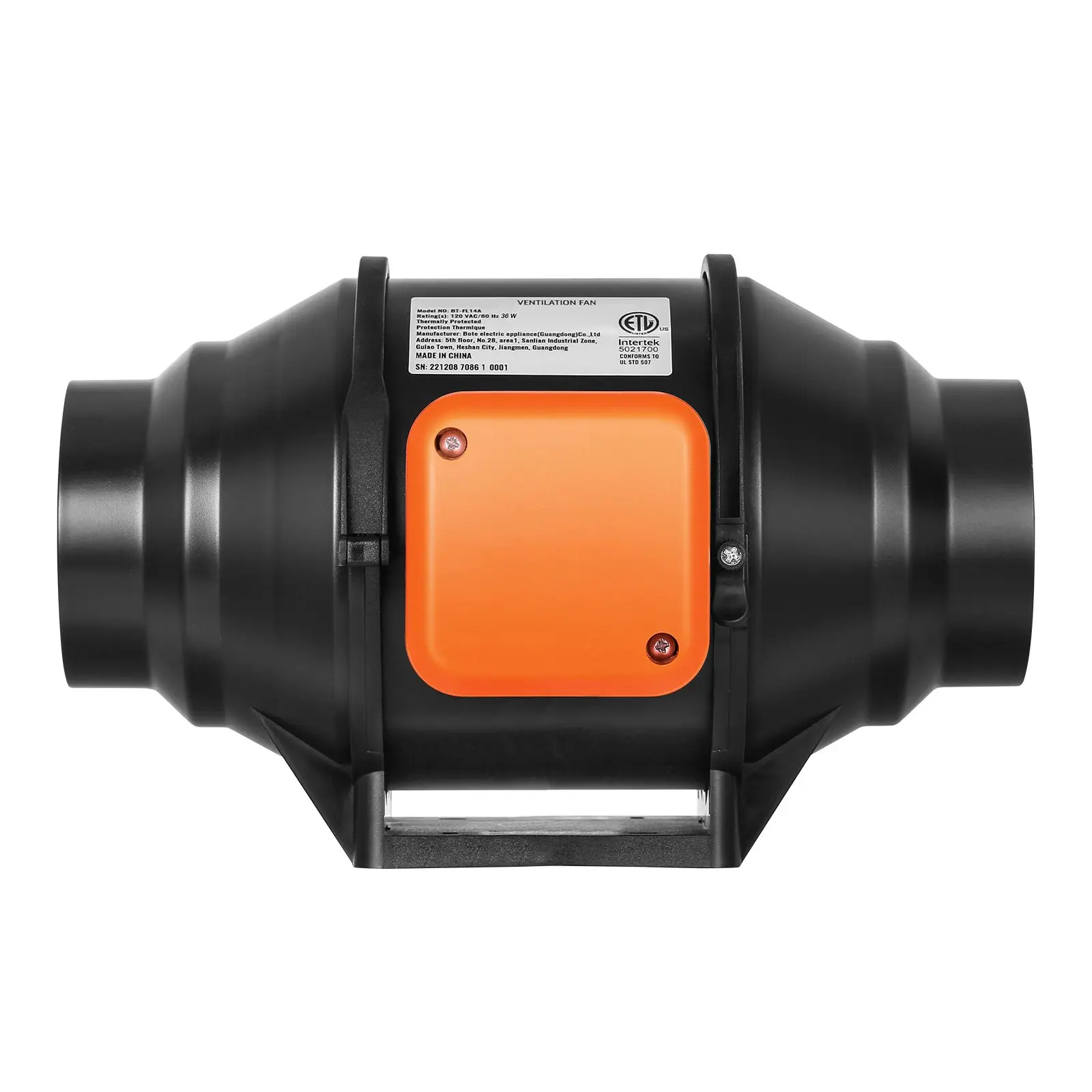 Inline Duct Acmotor, 4-Inch, 200, CFM, Axial - detail 6