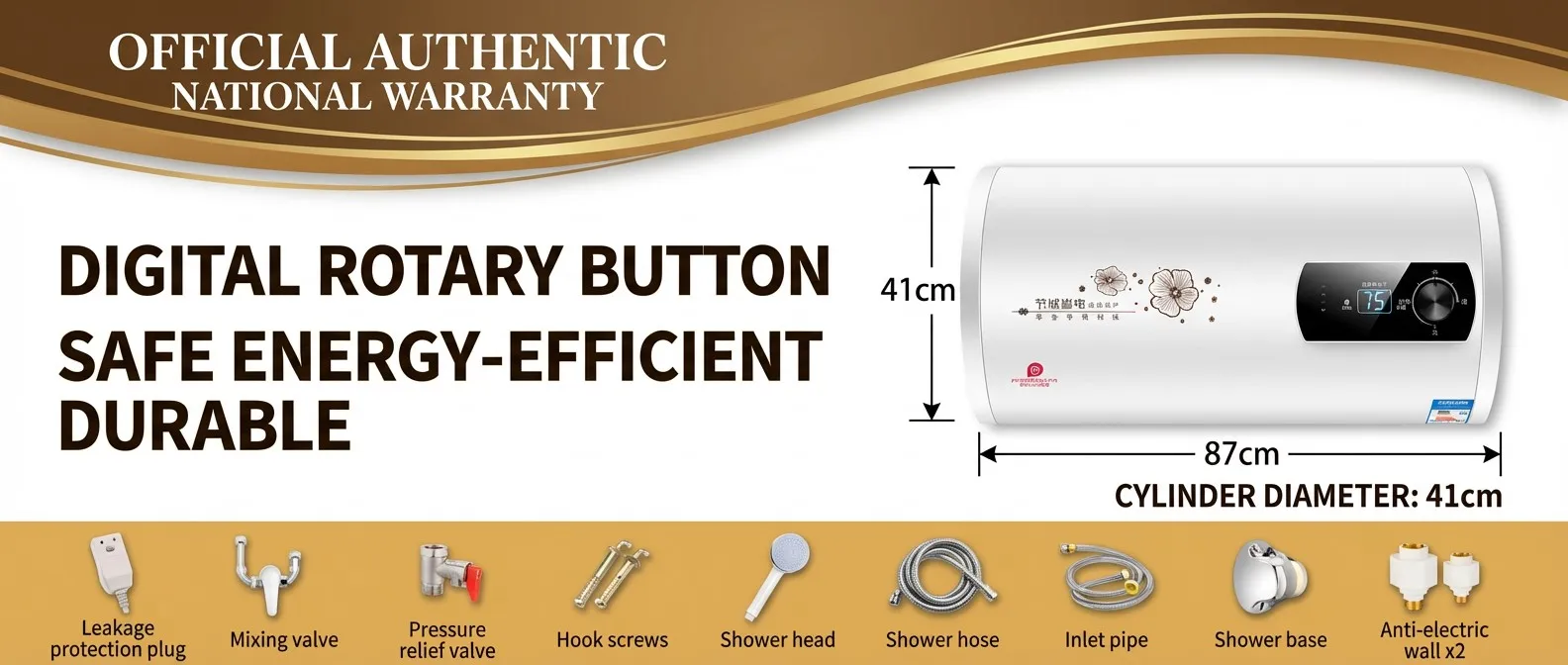 Electric Water Heater, 40L, 2000W - detail 18