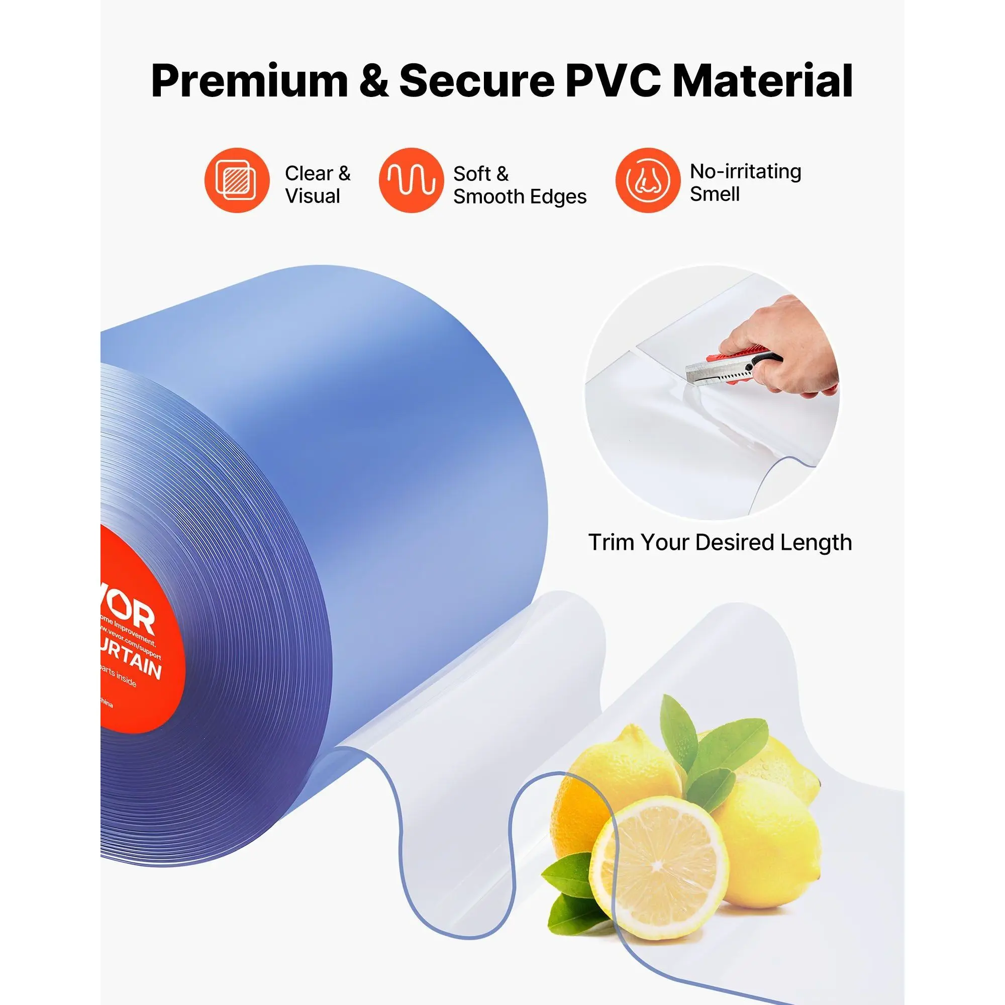 Clear Pvc Strip Curtain, 101 - detail 10
