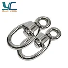 1/4"*1-3/4" 42g NP Iron Double Eye Swivel