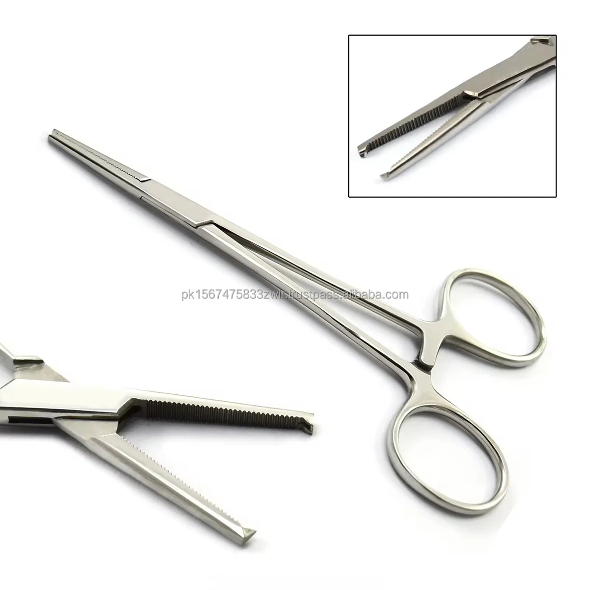 Stainless Steel Hemostatic Mosquito Forceps Locking Straight Hand Tool