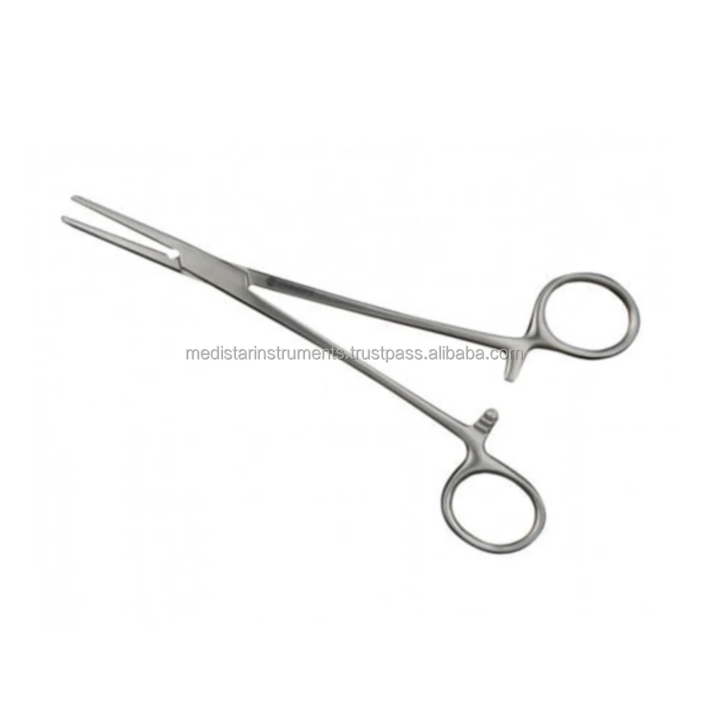 Surgical Hemostatic Artery Clamp Locking Kelly Forceps 16cm Stainless