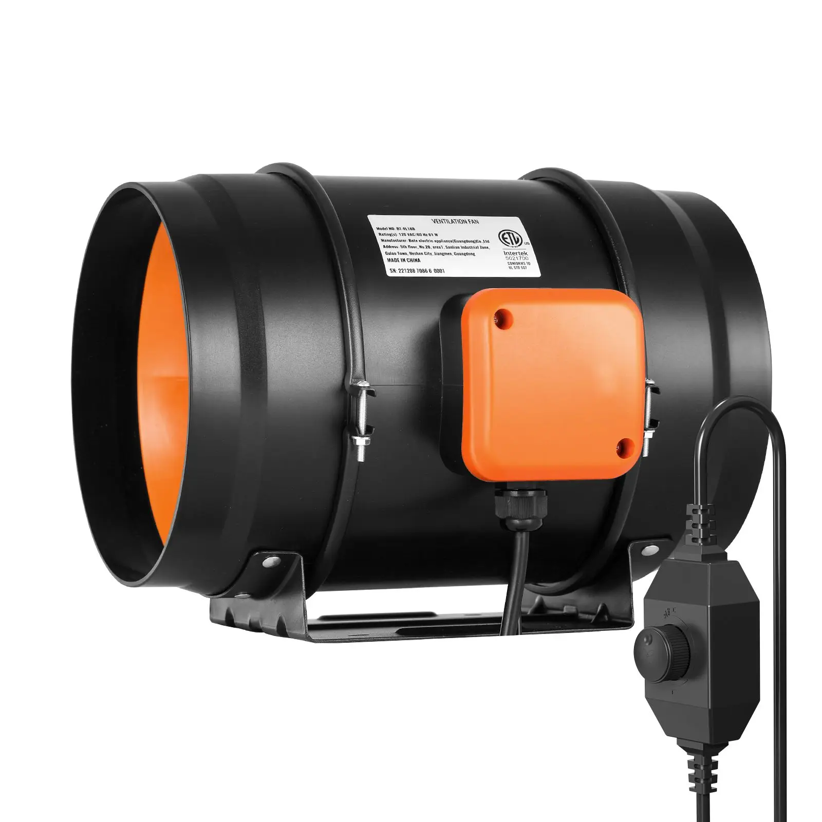 Inline Duct Fan, 8-Inch, 750, CFM - detail 4