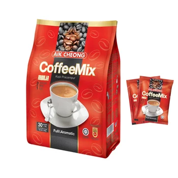 Aik Cheong (Regular Flavour) Instant Coffee Mix 3 in 1 Malaysia (30 Sachets x 20g) Net Weight 600g
