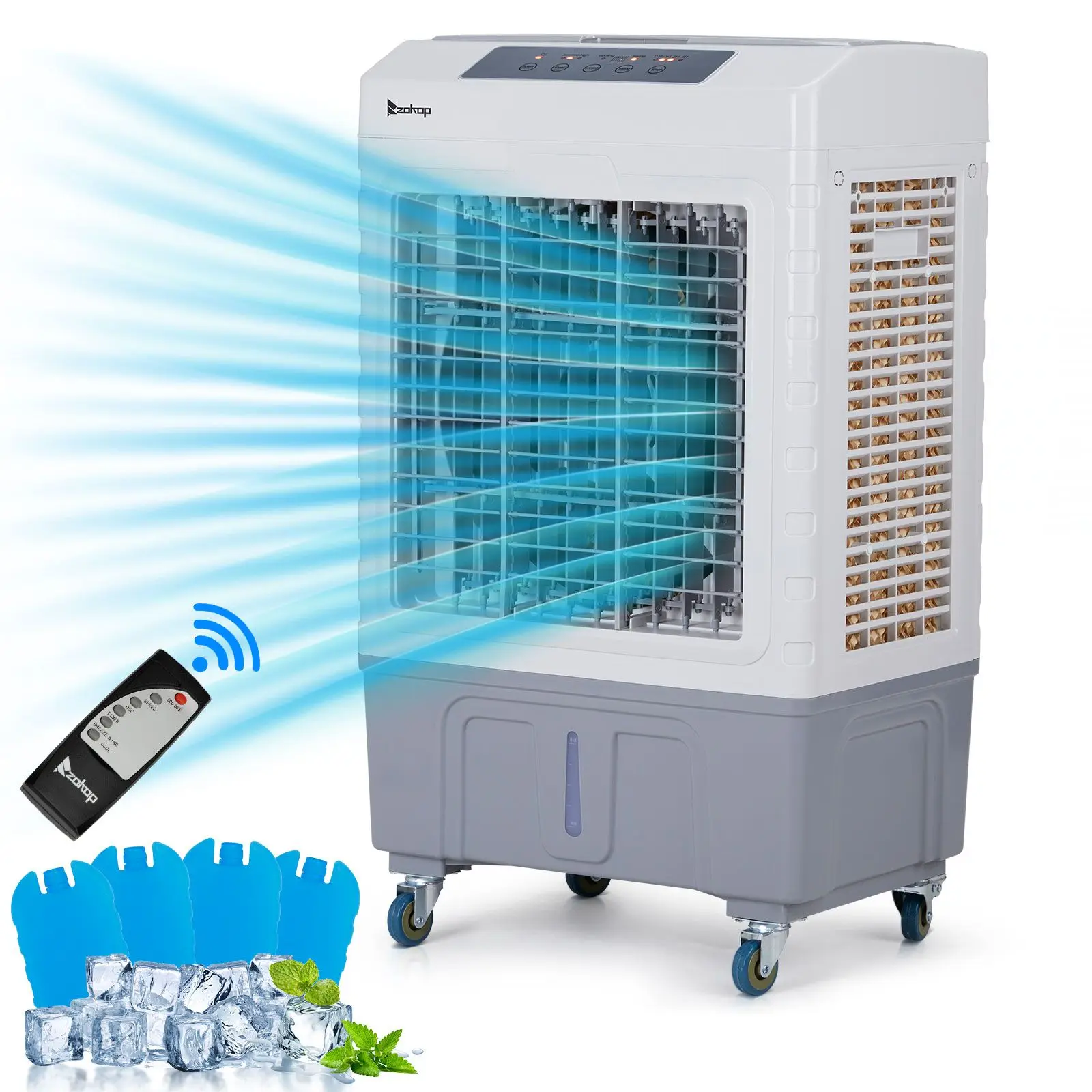 Evaporative Cooler, Portable, 2647, CFM, 75W - detail 2