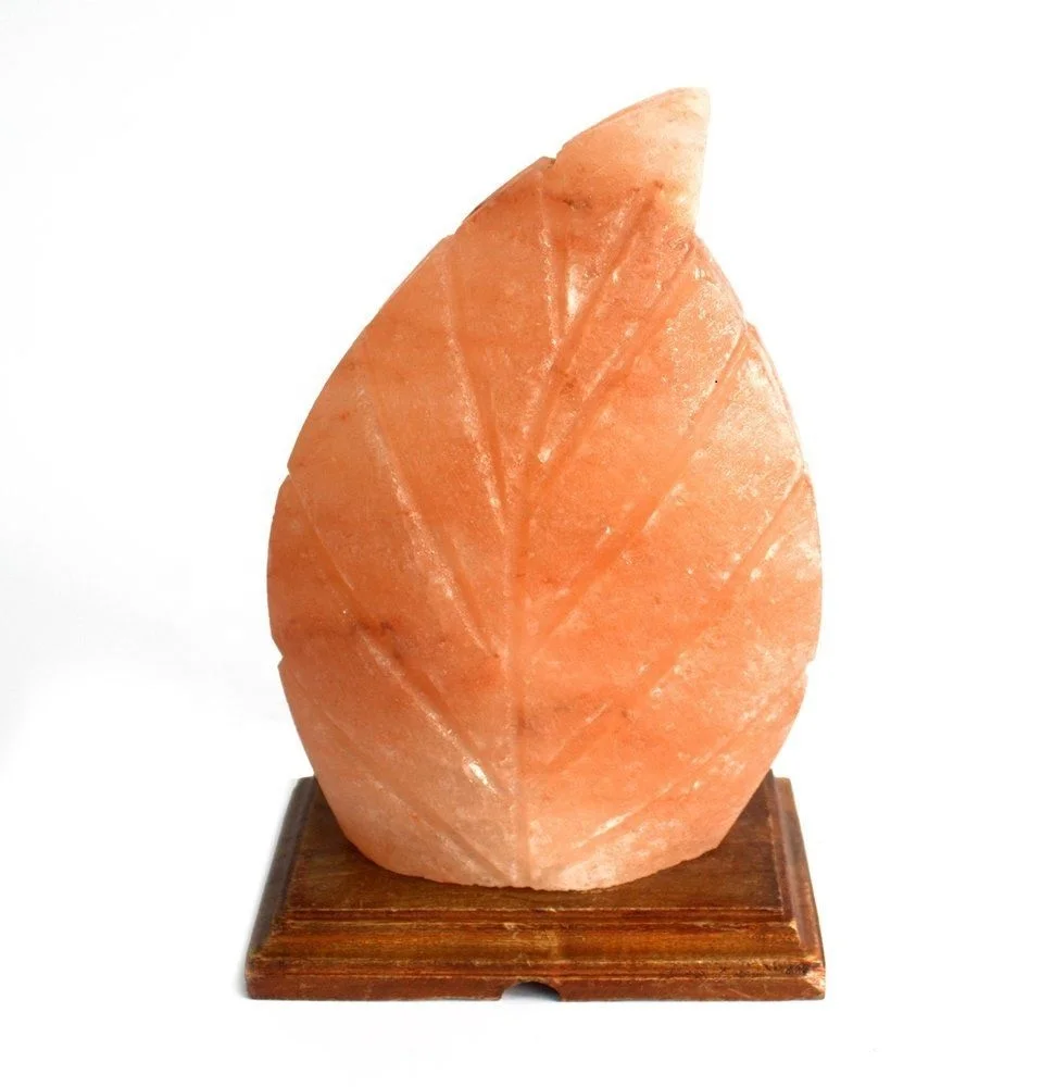 leaf salt lamp