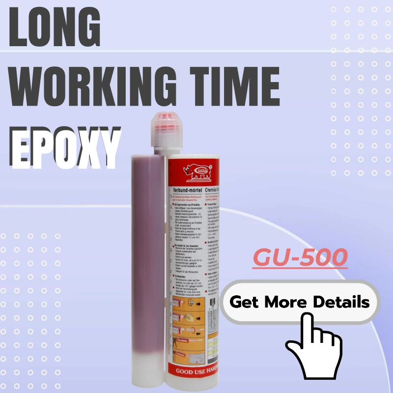 Long working time epoxy