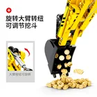 Toy Toy Blocks 841 Pcs Excavator Building Blocks Bricks Legoed Toy Model Scene Set
