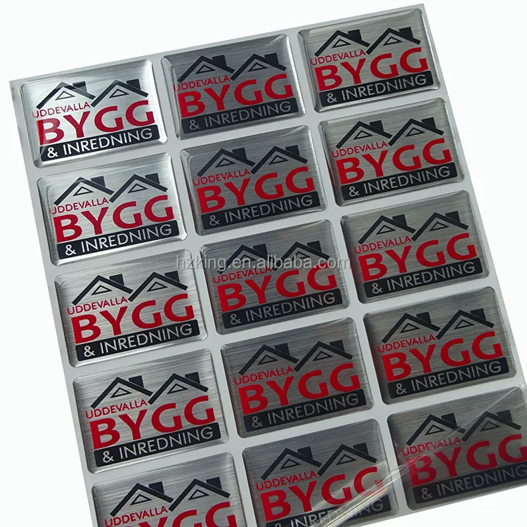 product black custom circle die cut pink laser clear crystal weatherproof 3d dome epoxy sticker-20