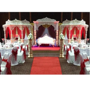 Bollywood Style Indian Wedding Mandap Stage Adorable Mandap Stage for Asian Weddings Precious Wedding Decor Mandap Stages USA