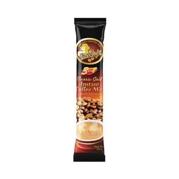 BITTER Beverage Caffeinated Drinks MR CAFE Classic Gold 3 in 1 Instant Coffee Mix 25g x 24s x 20p with Non-dairy Creamer