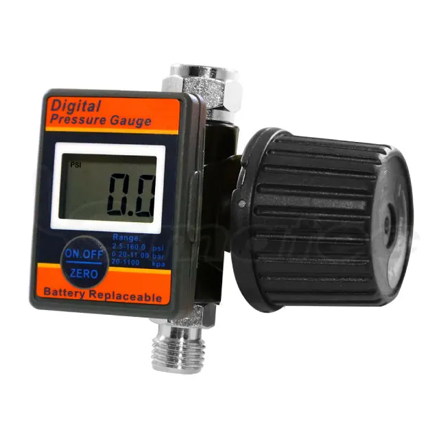 Air Compressor Adjust Pressure Painting Tools Air Regulator w/ 160 PSI Gauge 