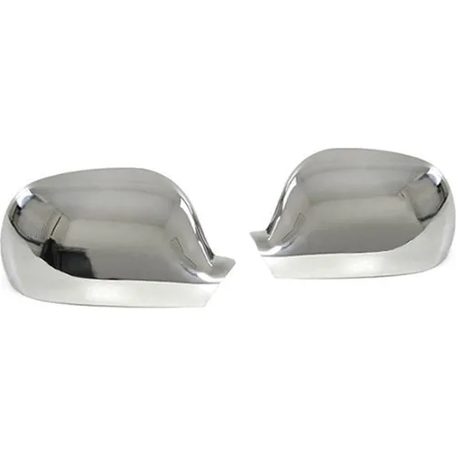 Steel-Brushed Chrome-Plated Left Wing Mirror Cover 