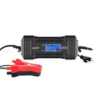 Car New Design Digital 6v 12v 1.5/4.2amp 4-bank Battery Charger Maintainer For Car Motorcycle Lcd