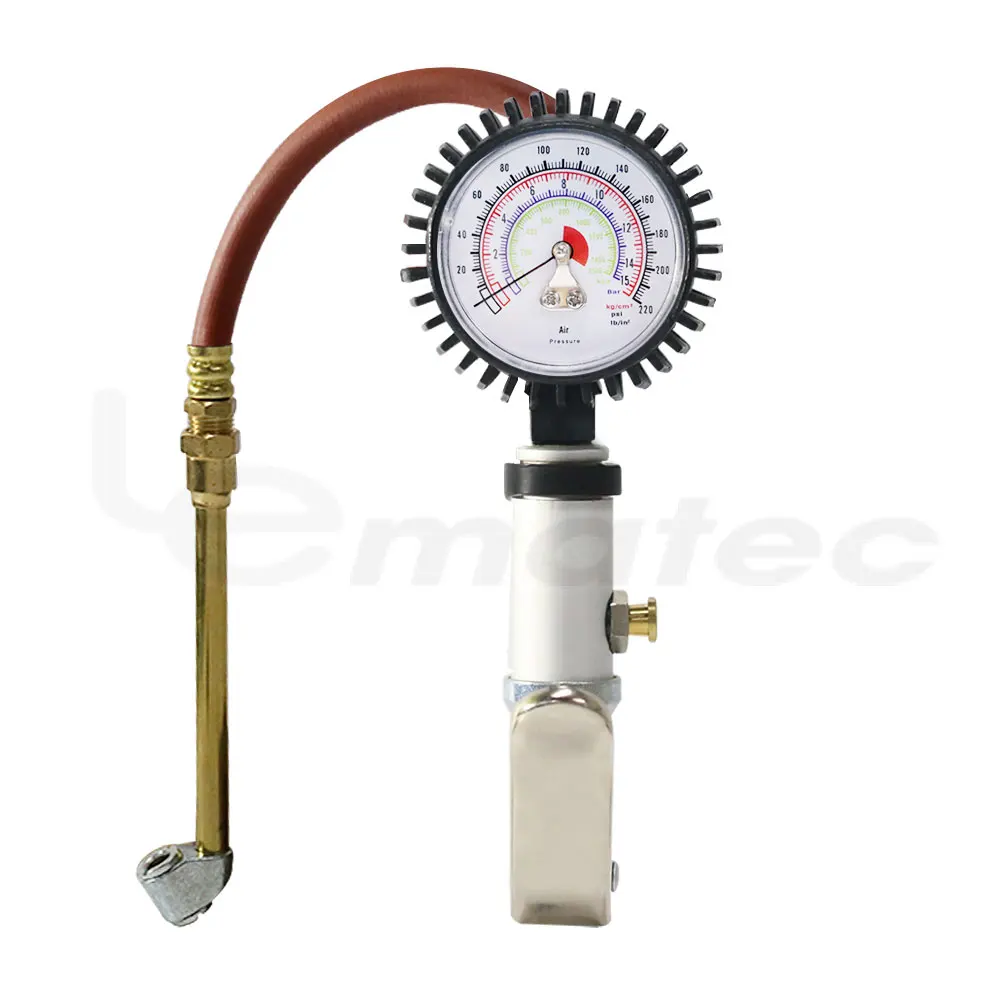 220 PSI Tyre Inflator with Pressure Gauge Air Compressor--Tire Pressure Meter Accurate Inflator Gauge And Quick Air Connector for Car Motorbike Nullnet Tyre Pressure Gauge- 
