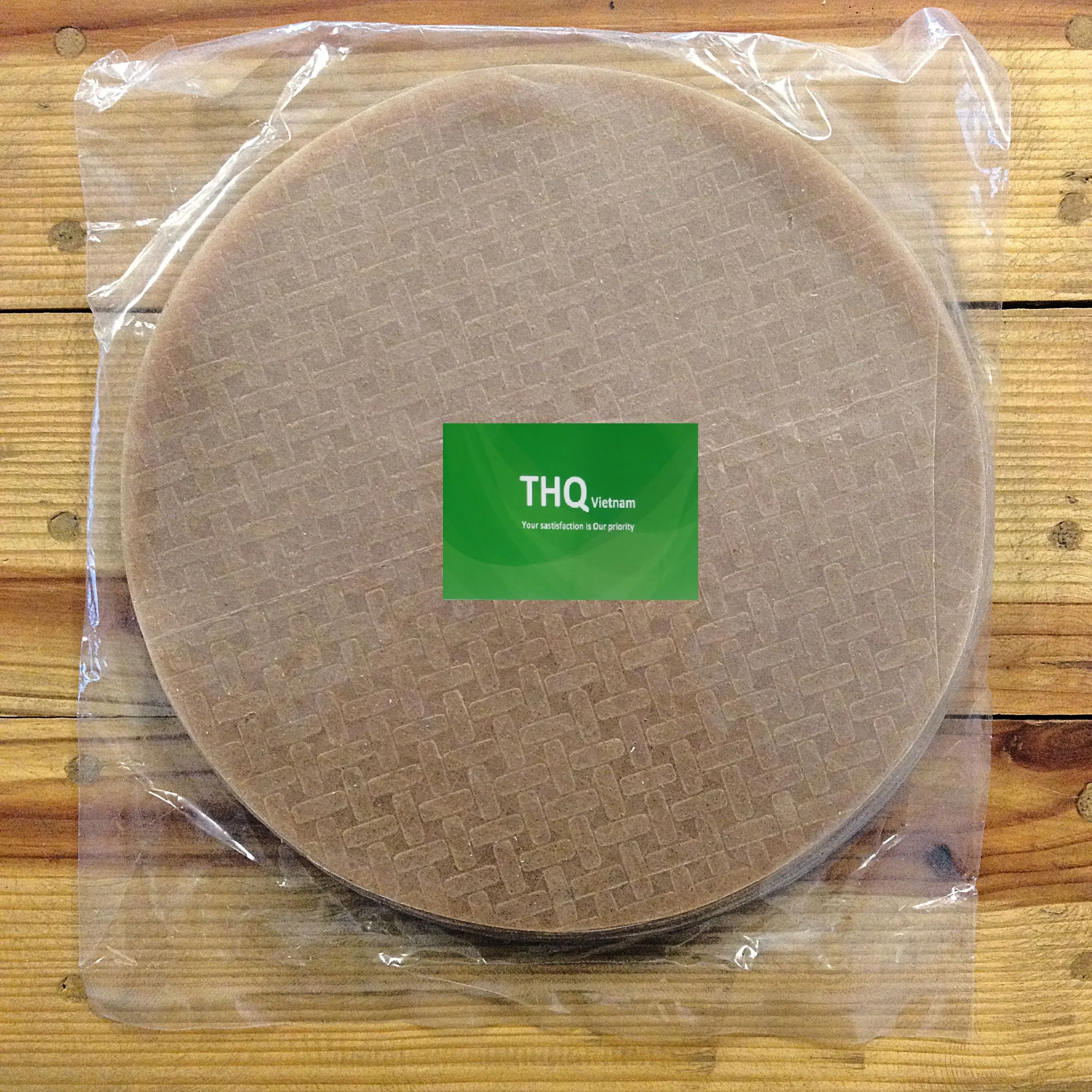 rice based products - round brown rice paper 22 cm