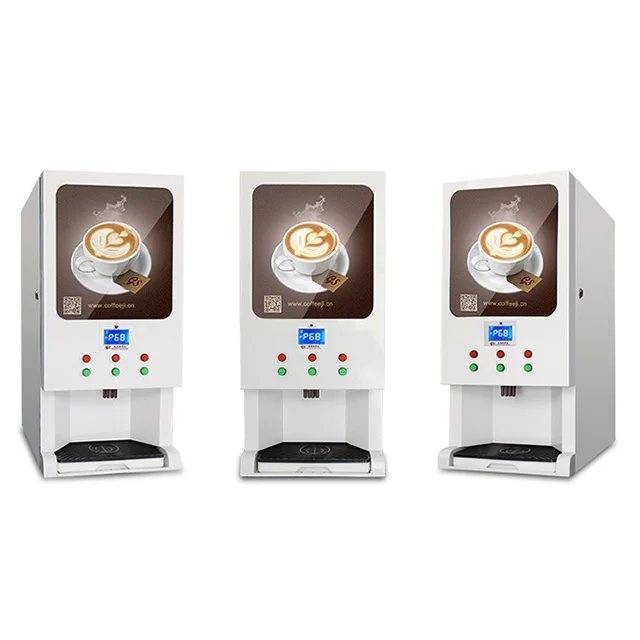 3 bebidas quentes e 3 frias novo pequeno chá tempo máquina de venda automática de café fornecedor de cafeteira operada por moeda