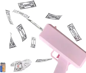 Yoou Amazon Hot Sale Creative Shooter Toy Pink Box Keeper Machine Money Gun