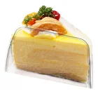 Wholesale Custom Clear PET Cake Collars Wrap Film Transparent Mousse Cake Packaging Chocolate Cake Decorating Strips